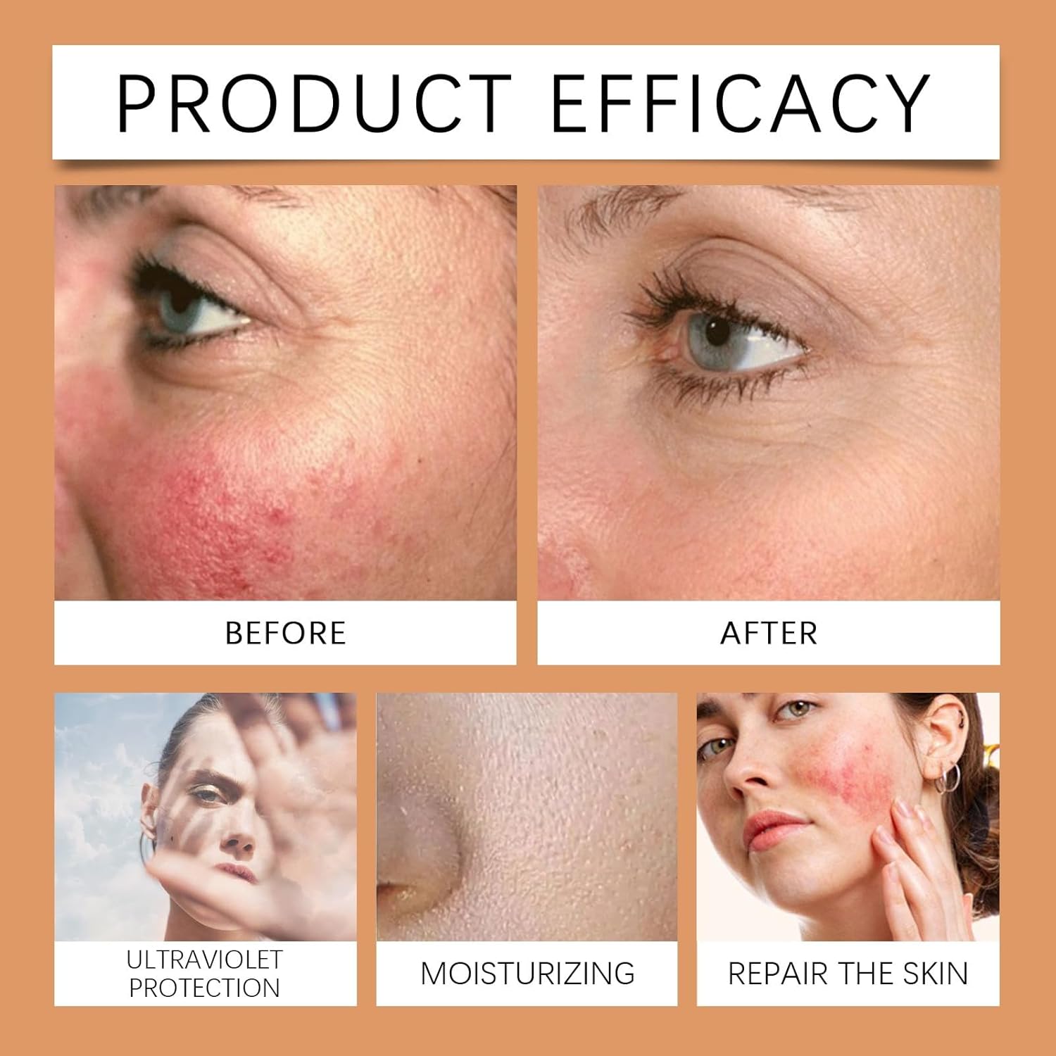 Crema facial con protector solar de espectro SPA+++ | Protección e hidratación FPS 60+ | Sensación ligera y refrescante