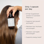 Vitaminas para el crecimiento del cabello Hair + Energy Formula 