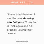 Vitaminas para el crecimiento del cabello Hair + Energy Formula 