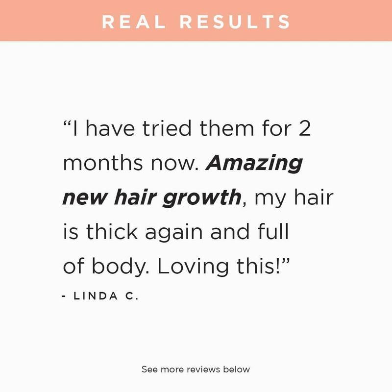 Vitaminas para el crecimiento del cabello Hair + Energy Formula 