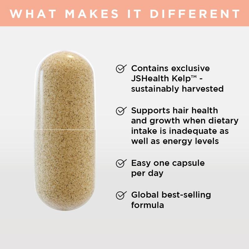 Vitaminas para el crecimiento del cabello Hair + Energy Formula 