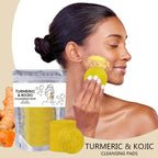 Discos limpiadores de cúrcuma Limpieza facial Cuidado de la piel