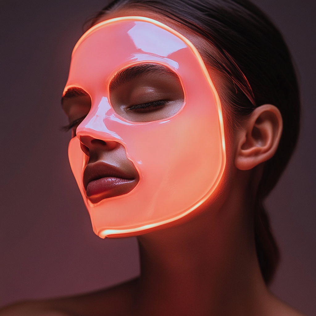 Máscara facial de terapia LED Glow