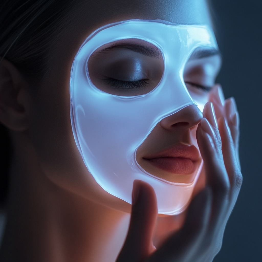Máscara facial de terapia LED Glow