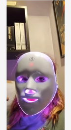 Máscara facial de terapia LED Glow
