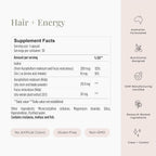 Vitaminas para el crecimiento del cabello Hair + Energy Formula 
