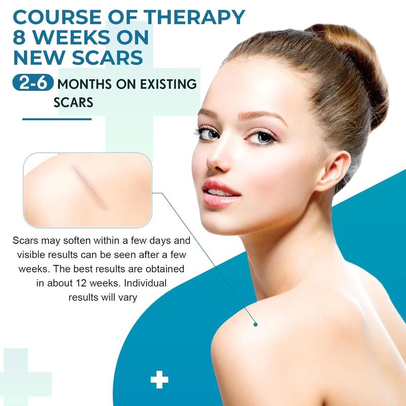 Kit de solución para cicatrices: gel crema para cicatrices + cinta de silicona para cicatrices